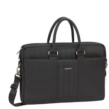 Сумка для ноутбука 15.6" Riva 8135, полиуретан и полиэстер, черный (8135 BLACK)