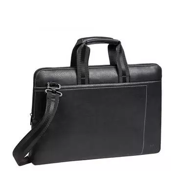Сумка для ноутбука 15.6" Riva 8930, искусственная кожа, черный