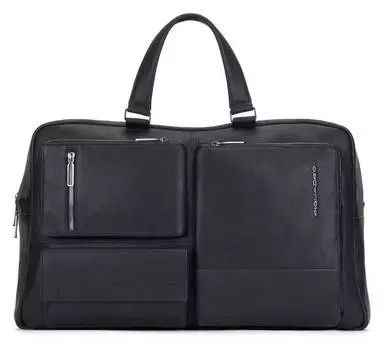 Сумка дорожная Piquadro Ronnie черный, кожа натуральная (bv5516w116/n)