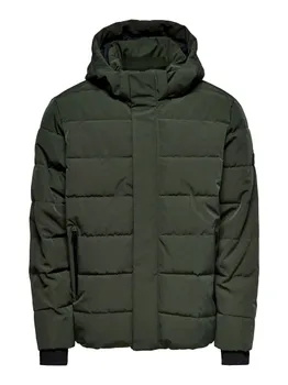 Зимняя куртка Only & Sons Winter Jacket ONSCayson, темно-зеленый