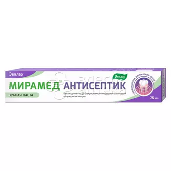 Зубная паста Мирамед Антисептик, 75мл