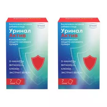 2Х Уринал Актив саше 4,5г 7шт