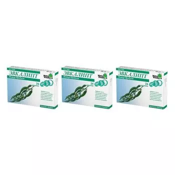 3Х Эвкалипт Натур Продукт пастилки для рассасывания 2,5г 24шт