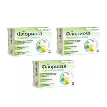 3ХВИТАСТРОНГ Флориоза пор. 1,7г пакет-саше №10 (БАД)