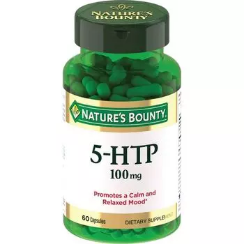 5-НТР (гидрокситриптофан) Nature's Bounty/Нэйчес баунти капсулы 100мг 60шт