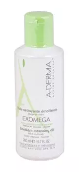 Масло очищающее смягчающее Exomega Control A-derma/А-дерма 200мл
