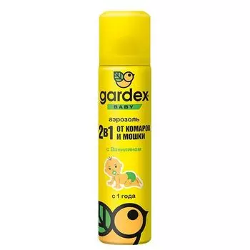 Аэрозоль от комаров и мошки для детей с 1 года Baby Gardex/Гардекс 80мл