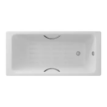 Чугунная ванна Delice Parallel 150х70 DLR220503R-AS с ручками на ножках