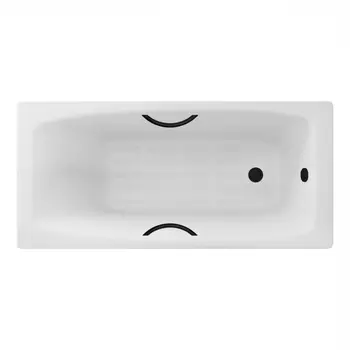 Чугунная ванна Delice Repos 170х70 DLR220508RB-AS с ручками