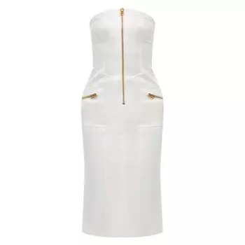 Платье из хлопка и вискозы Tom Ford