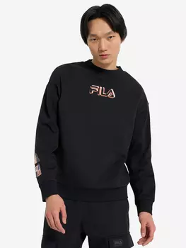 Свитшот мужской оверсайз FILA, Черный