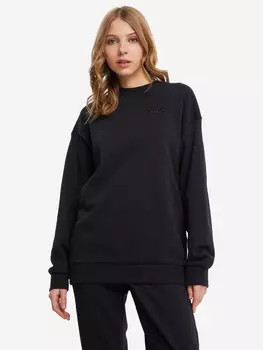 Свитшот женский оверсайз FILA, Черный
