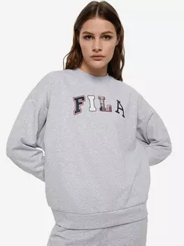 Свитшот женский FILA College, Серый