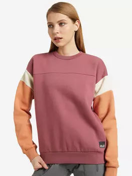 Свитшот женский Jack Wolfskin 365 Crew, Красный, размер 44