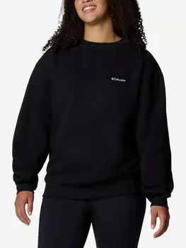 Свитшот женский оверсайз Columbia Aldermore Crew, Черный