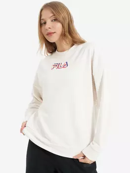 Свитшот женский оверсайз FILA, Бежевый