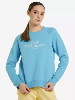 Свитшот женский Peak Performance Original Crew, Синий