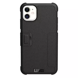 Чехол-книжка UAG Metropolis поликарбонат, цвет черный, для iPhone 11