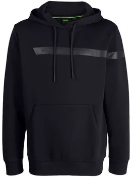 Hugo Boss Мужской Soody 1 Хлопковый пуловер с капюшоном Толстовка 402-Темно-синий