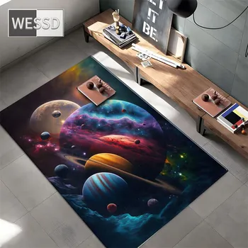 3D ковры для детской спальни, ковер «Вселенная», планета, черная дыра, космический ковер для мальчиков, ковер на заказ, коврик для ванной 3D 40x60cm 1pcs