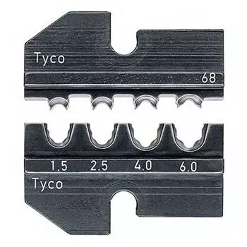 Плашка опрессовочная: штекеры Solar (Tyco), 1.5-6.0 мм, 4 гнезда