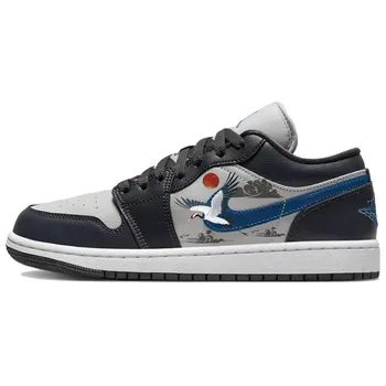 Баскетбольные кроссовки Air 1 Vintage Unisex Low-Go серый/черный Jordan