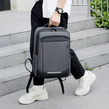 Новый рюкзак Xiaomi, мужской деловой рюкзак большой емкости, дорожный легкий мужской студенческий рюкзак чёрный