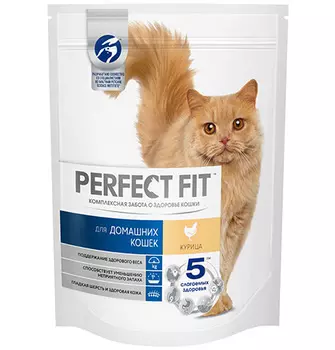 Perfect Fit In-home / Сухой корм Перфект Фит для домашних кошек Курица