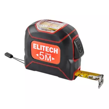 Рулетка Elitech 211370 с магнитным наконечником 5 м x 19 мм