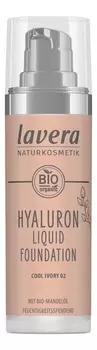 Жидкий тональный крем с гиалуроновой кислотой Hyaluron Liquid Fondation 30мл: 02 Cool Ivory
