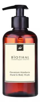 Жидкое мыло для тела и рук Герань Мандарин Geranium &amp; Mandarin Hand Body Wash 300мл