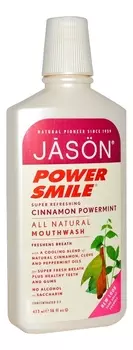 Жидкость для полоcти рта с мятой и корицей Powersmile Super Refreshing Cinnamon Powermint Mouthwash 473мл