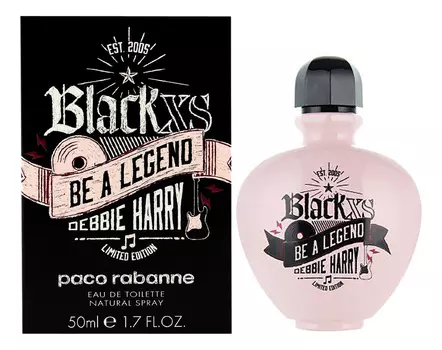 XS Black Be a Legend Debbie Harry: туалетная вода 50мл