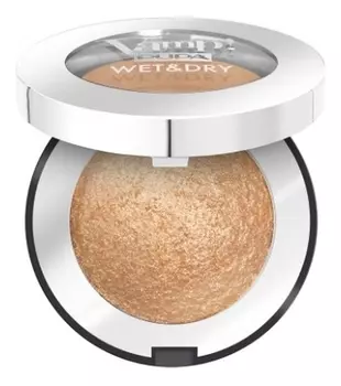 Запеченные тени для век Vamp! Wet &amp; Dry Eyeshadow 1г: 101 Precious Gold