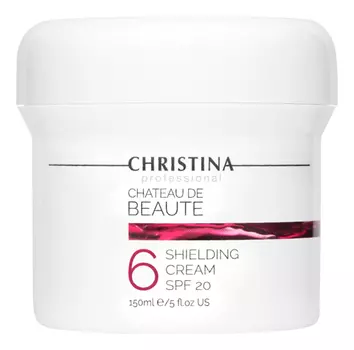 Защитный крем для лица Chateau De Beaute Shielding Cream Step 6 SPF20 150мл