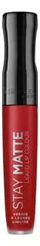 Жидкая матовая помада для губ Stay Matte Liquid Lip Colour 5,5мл: No 500