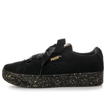 Кроссовки vikky platform ribbon 'black gold' Puma, черный