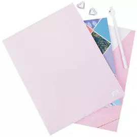 Папка с 20 вкладышами MESHU "Dew", 14 мм, 500 мкм, pink dreams
