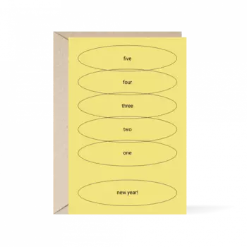 Открытка "Five, four..." (пер. с англ.: "Пять, четыре...")