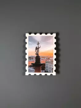 Открытка "Колонна" 93х67 мм