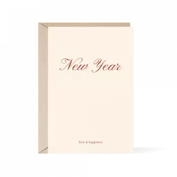 Открытка "New year. Love&Happiness"