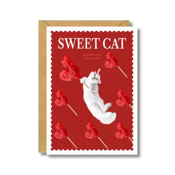 Открытка "Sweet cat"