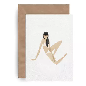 Открытка Yetti The girl