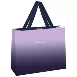 Пакет подарочный MESHU "Duotone. Purple gradient" 23*18*10 см
