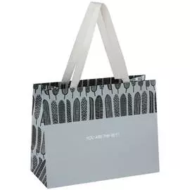 Пакет подарочный MESHU "Grey mood" 23*18*10 см
