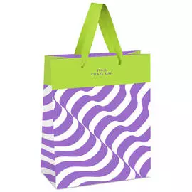 Пакет подарочный MESHU "lavender Color Illusion" 18*23*10 см