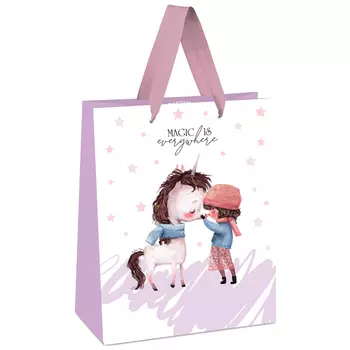 Пакет подарочный MESHU "Magic is everywhere" 18*23*10 см