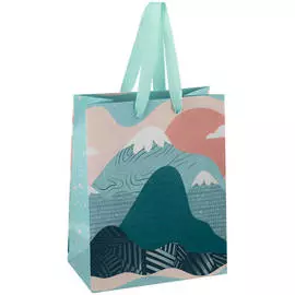 Пакет подарочный MESHU "Mountains" 18*23*10 см