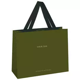 Пакет подарочный MESHU "Olive tone" 23*18*10 см