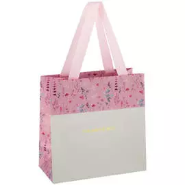 Пакет подарочный MESHU "Pastel pink" 20*20*10 см